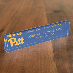 Pitt Desk Name Plate