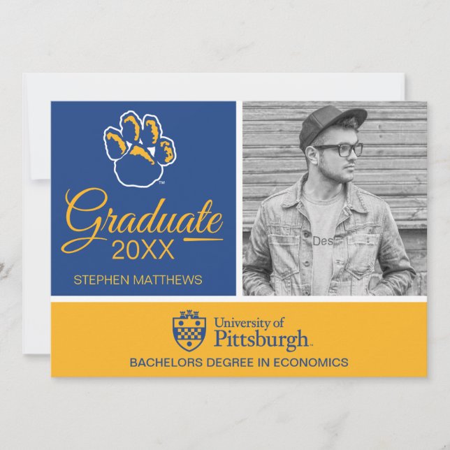 Pitt Graduation Invitation (Front)