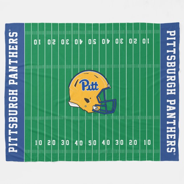 Pitt Helmet Fleece Blanket (Front (Horizontal))
