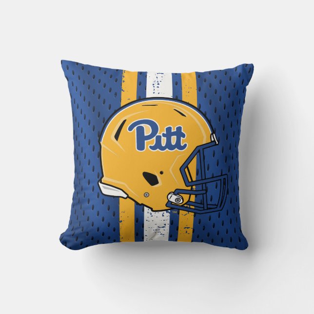 Pitt Jersey Throw Pillow (Front)