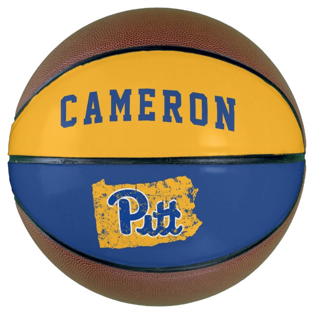 Pitt Logo State Love Basketball (Front)