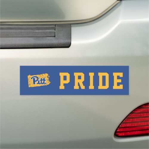 Pitt Logo State Love Car Magnet