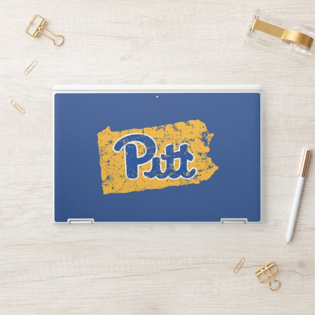 Pitt Logo State Love HP Laptop Skin (Desk)