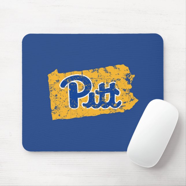 Pitt Logo State Love Mouse Pad (With Mouse)