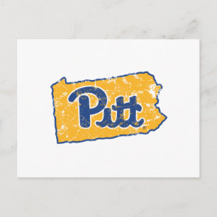 Pitt Logo State Love Postcard
