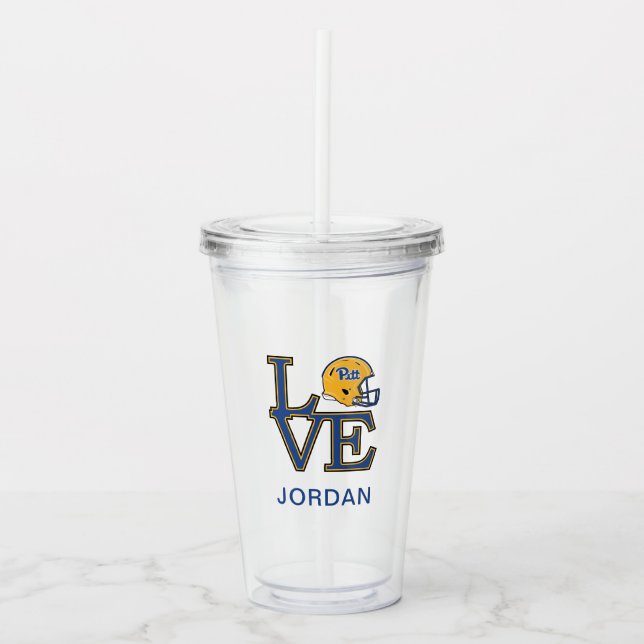 Pitt Love Acrylic Tumbler (Front)