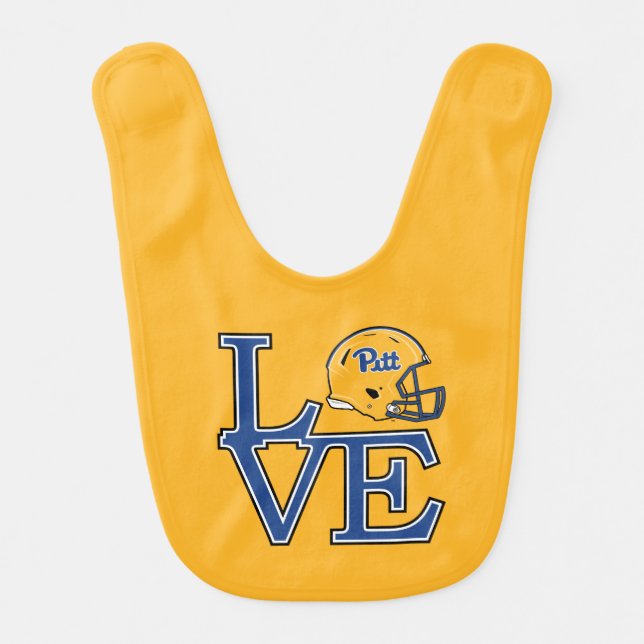 Pitt Love Baby Bib (Front)