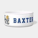 Pitt Love Bowl<br><div class="desc">Check out these new University of Pittsburgh designs! Show off your Pitt Panther pride with these new custom Pitt products. These make perfect gifts for the Panther student, alumni, family, friend or fan in your life. All of these Zazzle products are customizable with your name, class year, or club. Go...</div>
