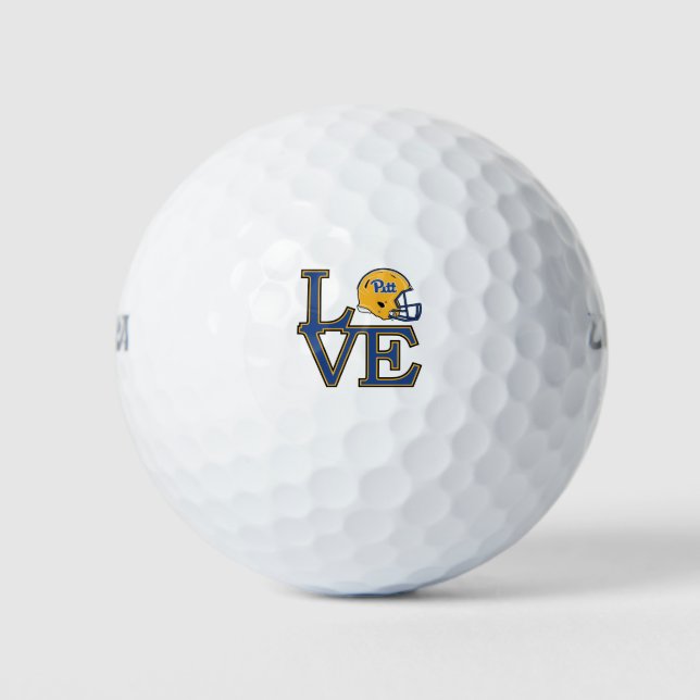Pitt Love Golf Balls (Front)