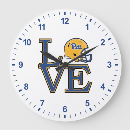Pitt Love Large Clock