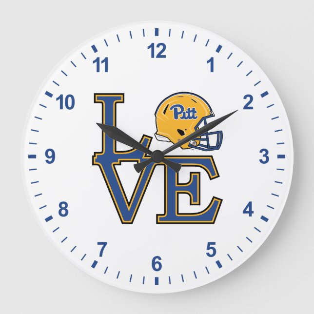 Pitt Love Large Clock (Front)