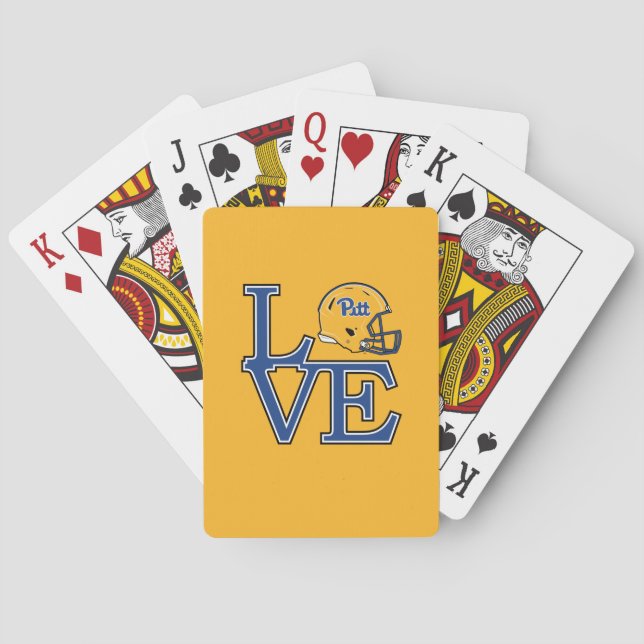 Pitt Love Poker Cards (Back)