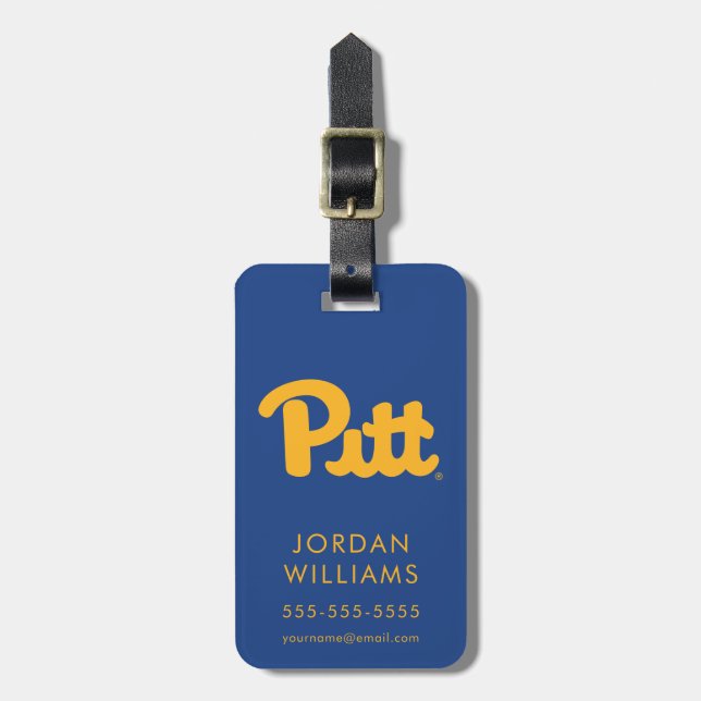 Pitt Luggage Tag (Front Vertical)