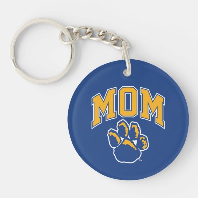 Pitt Mom Keychain (Front)