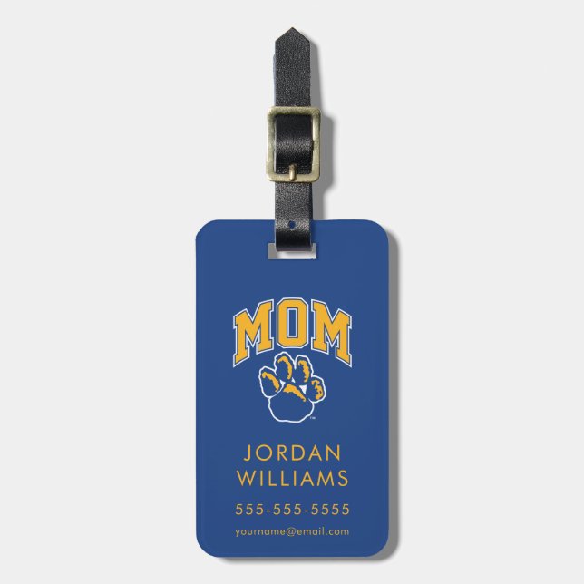 Pitt Mom Luggage Tag (Front Vertical)