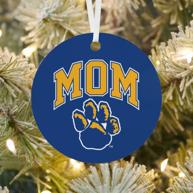 Pitt Mom Metal Ornament (Insitu)