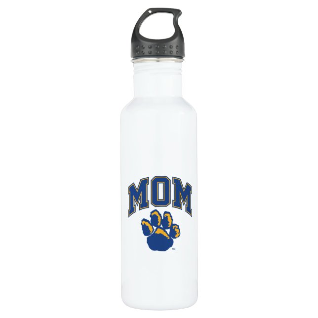 Pitt Mom Stainless Steel Water Bottle (Front)
