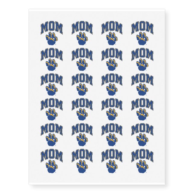 Pitt Mom Temporary Tattoos (Front)