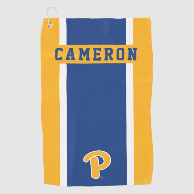 Pitt P Logo Golf Towel (Front)