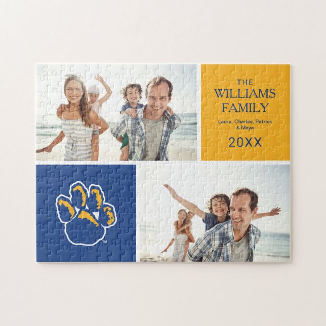 Pitt Panthers Family Photo Collage Jigsaw Puzzle (Horizontal)