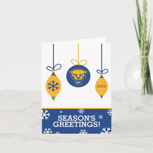 Pitt Panthers Holiday Card (Front)