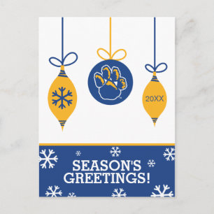 Pitt Panthers Holiday Postcard
