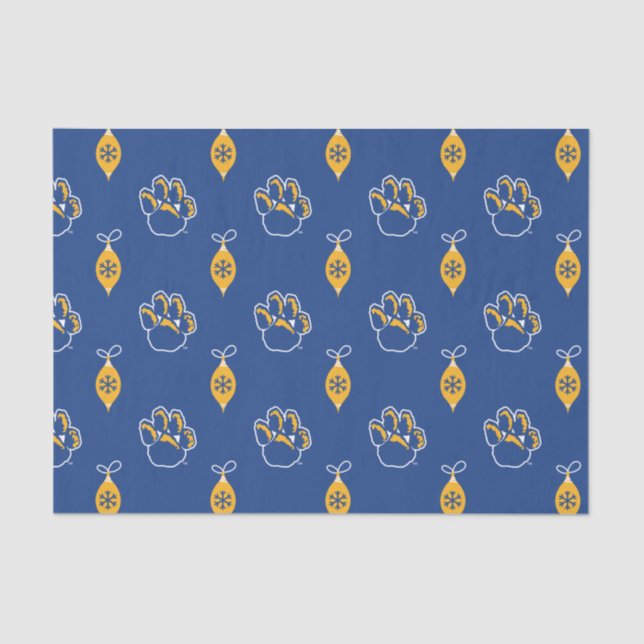 Pitt Panthers Holiday Tissue Paper (Front)