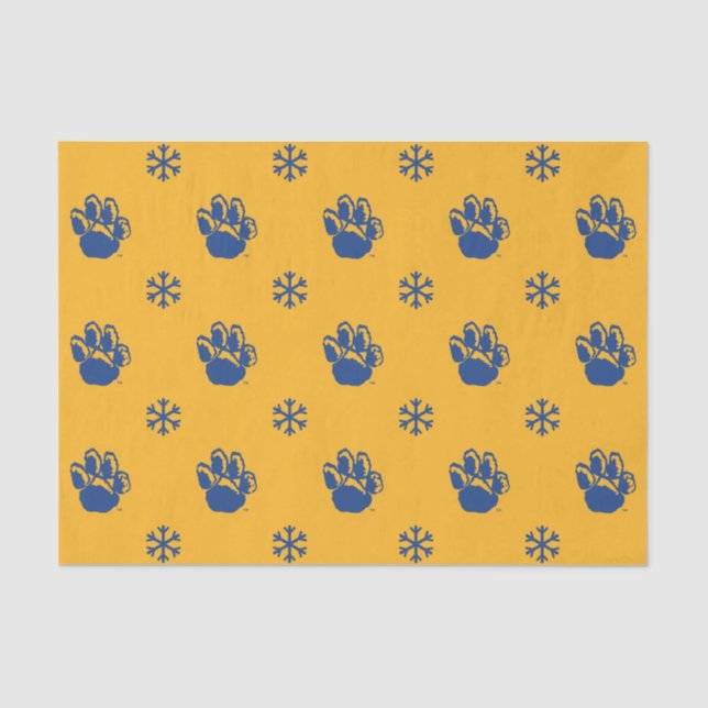 Pitt Panthers Holiday Tissue Paper (Front)