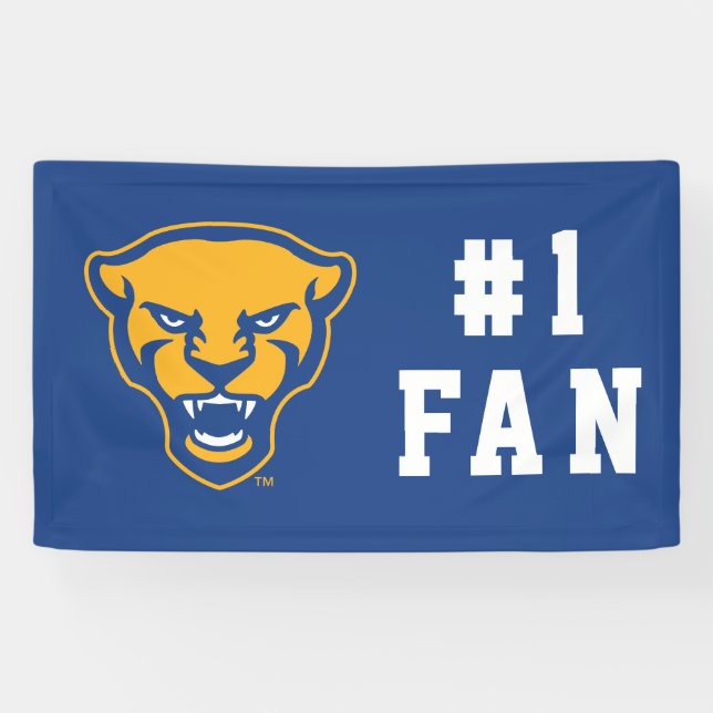 Pitt Panthers Logo Banner (Horizontal)