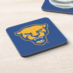 Pitt Panthers Logo Beverage Coaster