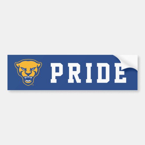 Pitt Panthers Logo Bumper Sticker
