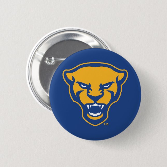 Pitt Panthers Logo Button (Front & Back)