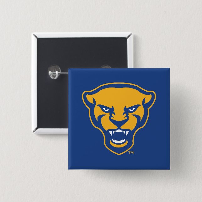 Pitt Panthers Logo Button (Front & Back)