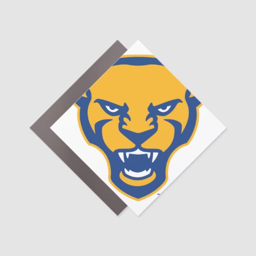 Pitt Panthers Logo Car Magnet