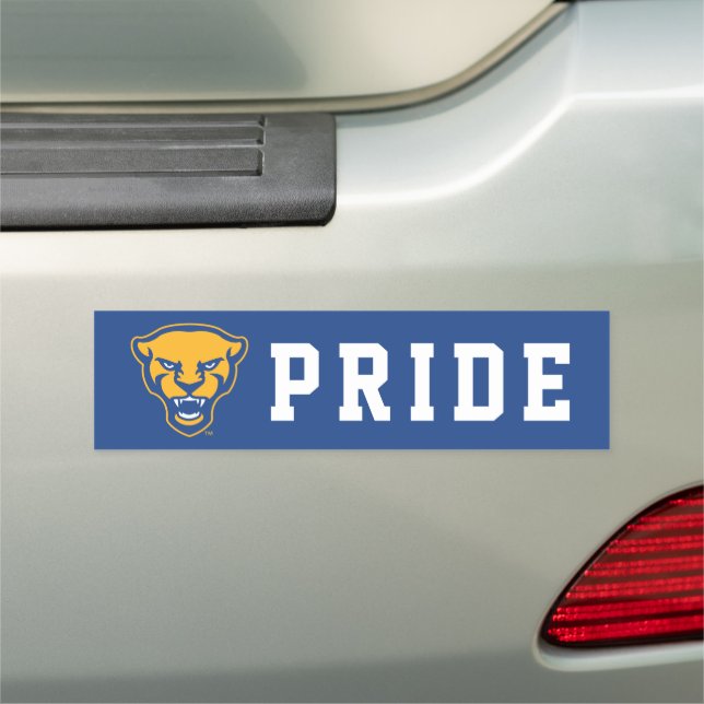 Pitt Panthers Logo Car Magnet (In Situ)