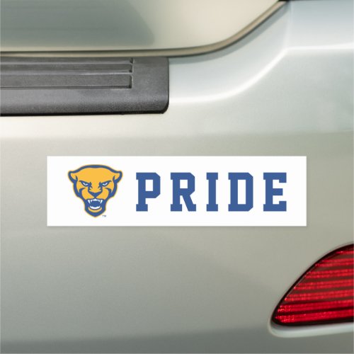 Pitt Panthers Logo Car Magnet