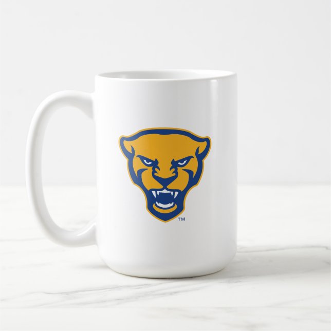 Pitt Panthers Logo Coffee Mug (Left)