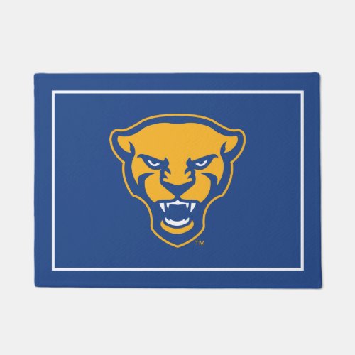 Pitt Panthers Logo Doormat