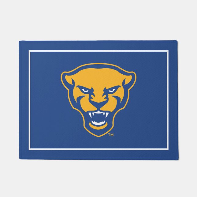 Pitt Panthers Logo Doormat (Front)