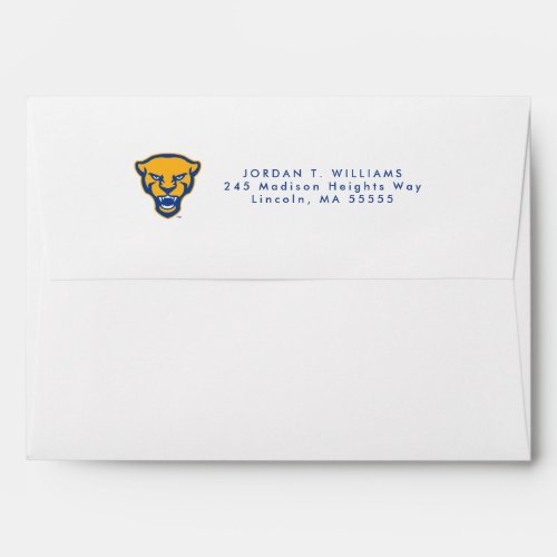 Pitt Panthers Logo Envelope
