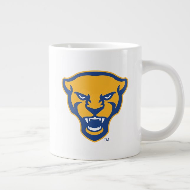 Pitt Panthers Logo Giant Coffee Mug (Right)