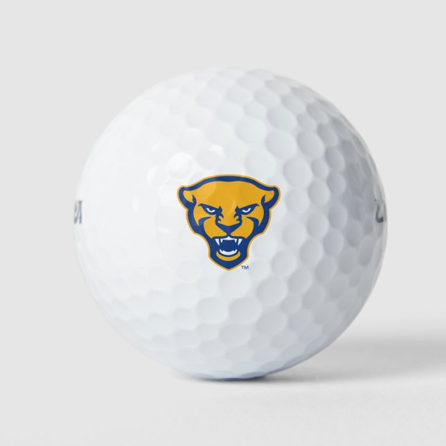 Pitt Panthers Logo Golf Balls (Front)
