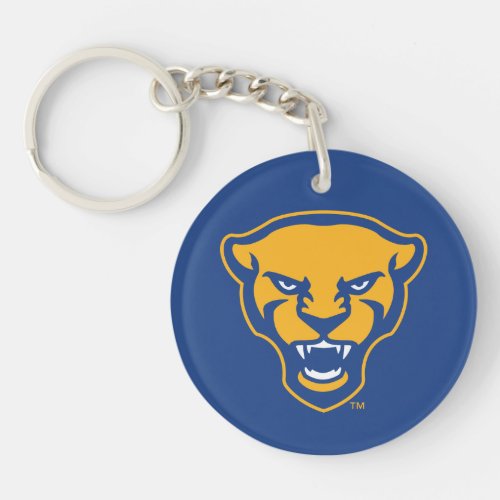 Pitt Panthers Logo Keychain