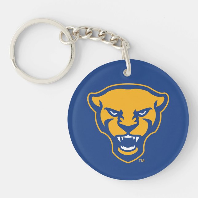 Pitt Panthers Logo Keychain (Front)