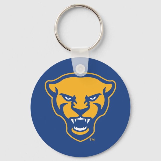 Pitt Panthers Logo Keychain (Front)