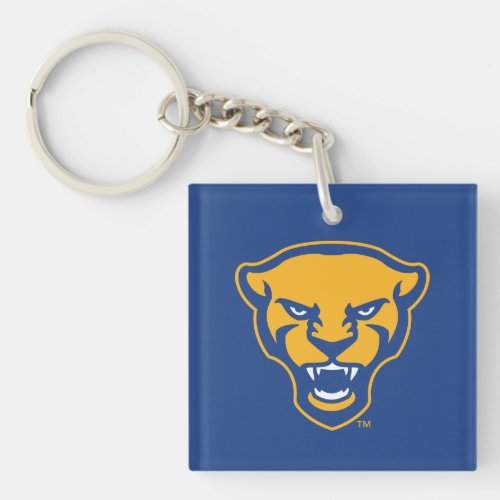 Pitt Panthers Logo Keychain