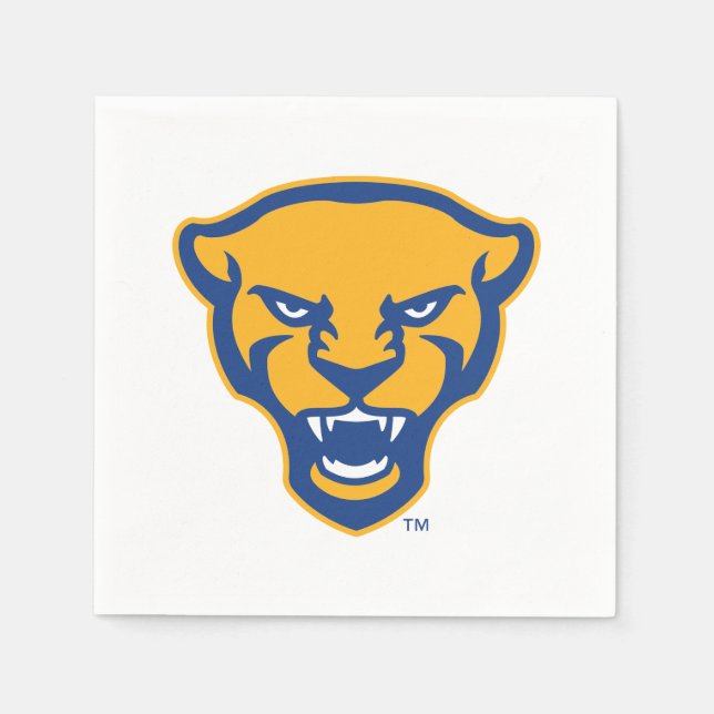 Pitt Panthers Logo Napkins (Front)