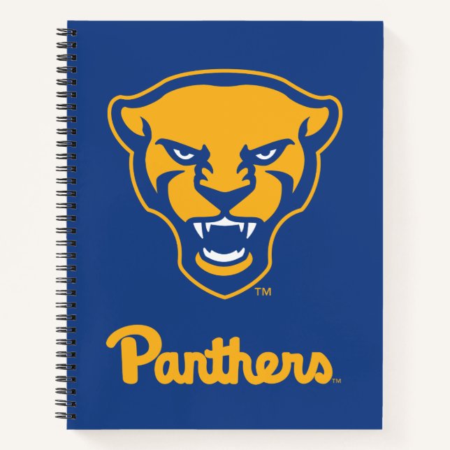 Pitt Panthers Logo Notebook (Front)
