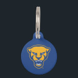 Pitt Panthers Logo Pet ID Tag<br><div class="desc">Check out these new University of Pittsburgh designs! Show off your Pitt Panther pride with these new custom Pitt products. These make perfect gifts for the Panther student, alumni, family, friend or fan in your life. All of these Zazzle products are customizable with your name, class year, or club. Go...</div>