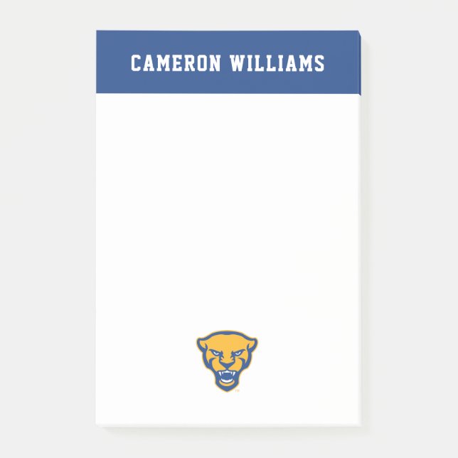 Pitt Panthers Logo Post-it Notes (Front)